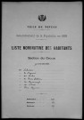 Nevers, Section du Croux, 9e sous-section : recensement de 1906