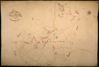 Saint-Franchy, cadastre ancien : plan parcellaire de la section C dite du Bourg, feuille 3