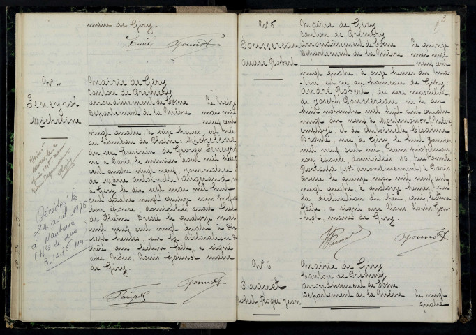 Giry : actes d'état civil.