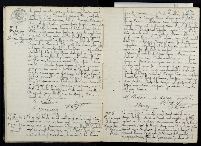 Magny-Cours : actes d'état civil.