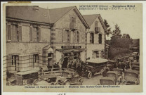 MONTSAUCHE (Nièvre). - Terminus Hôtel - Cuisine et Cave renommées, station Autos-Cars Avallonnais