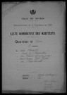 Nevers, Quartier de Nièvre, 18e section : recensement de 1931