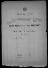 Nevers, Quartier de la Barre, 12e section : recensement de 1921