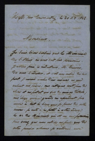 FAYET (Antoine), curé de Hyds (Allier) (1815-1900) : 19 lettres.