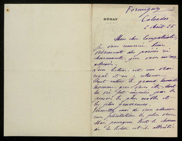 PROVOST-DUMARCHAIS (Gaston), homme politique (né en 1864) : 3 lettres.