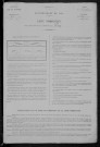 Pazy : recensement de 1891