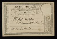 EGGER (Émile), professeur helléniste (1813-1885) : 2 lettres.