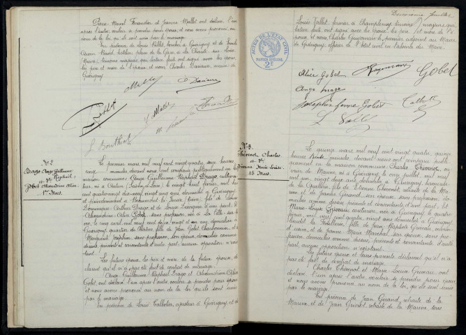 Guérigny : actes d'état civil.