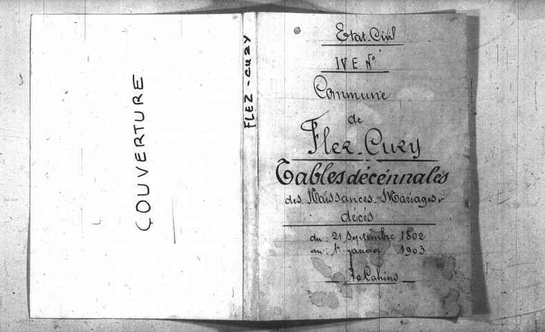 Flez-Cuzy : tables décennales.