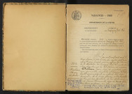 Savigny-Poil-Fol : actes d'état civil.