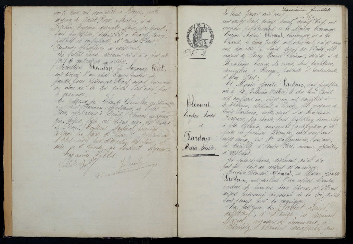 Decize : actes d'état civil (mariages).