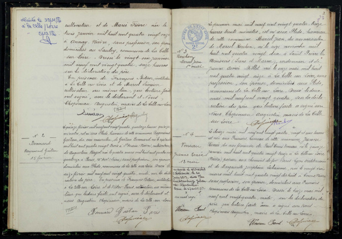 La Celle-sur-Loire : actes d'état civil.