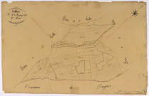 Anthien, cadastre ancien : plan parcellaire de la section A dite du Bourg, feuille 2