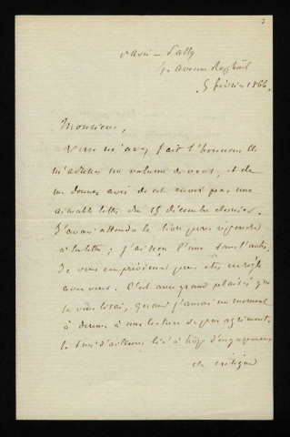 CUVILLIER-FLEURY (Alfred Auguste), écrivain, membre de l'Académie française (1802-1887) : 14 lettres.