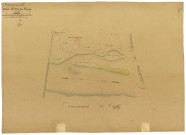 Gimouille, cadastre ancien : plan parcellaire de la section B dite du Bourg, feuille 1, annexe