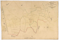 Aunay-en-Bazois, cadastre ancien : plan parcellaire de la section F dite de Martigny, feuille 5