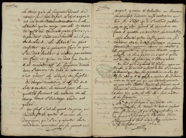 Paroisse de Saint-Saulge : cahier de doléances.