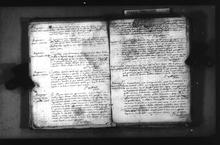 Vauclaix : registres paroissiaux de la collection communale.