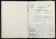 Château-Chinon Ville : actes d'état civil.