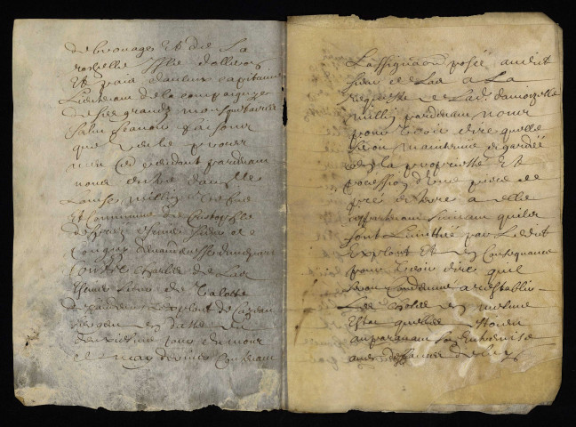 Contentieux (procédure civile). - Maintenue de foncier pour Millin veuve Desprez seigneur de Cougny (commune de Saint-Jean-aux-Amognes) contre de Las seigneur de Valotte (commune de Saint-Benin-d'Azy) : sentence.