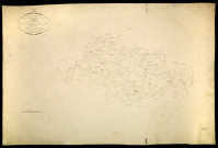 Moux-en-Morvan, cadastre ancien : tableau d'assemblage