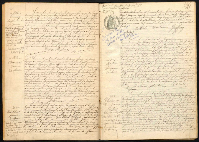 Montsauche-les-Settons : actes d'état civil.