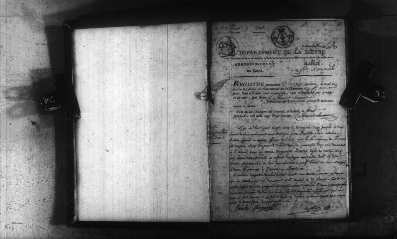 Saint-Amand-en-Puisaye : actes d'état civil.