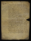 Biens et droits. - Foncier en bois ou buissons à Sichamps, vente par Jacquette de Vaux veuve Bourgoing à de Chery seigneur d'Oulon : copie du contrat du 13 mars 1666.