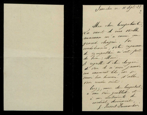 PROVOST-DUMARCHAIS (Gaston), homme politique (né en 1864) : 3 lettres.