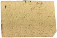 Dun-les-Places, cadastre ancien : plan parcellaire de la section F dite de Maizoc De Froys, feuille 1