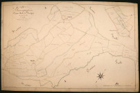 Sauvigny-les-Bois, cadastre ancien : plan parcellaire de la section A dite de Sauvigny, feuille 2