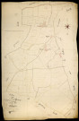 Montigny-aux-Amognes, cadastre ancien : plan parcellaire de la section B dite de Chébaron, feuille 2