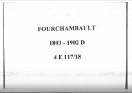 Fourchambault : actes d'état civil (décès).