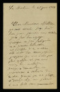 ROLLOT (Jeanne), à La Machine (Nièvre) : 1 lettre.