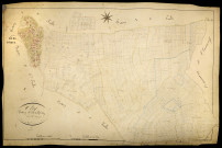 Oisy, cadastre ancien : plan parcellaire de la section C dite du Grand Oisy