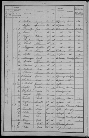 Brinay : recensement de 1901