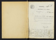 La Marche : actes d'état civil, table décennale.