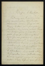 RENARD (Henri), poète (né en 1841) : 1 lettre.