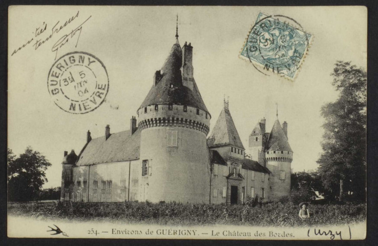 URZY – Environs de GUERIGNY – Le Château des Bordes