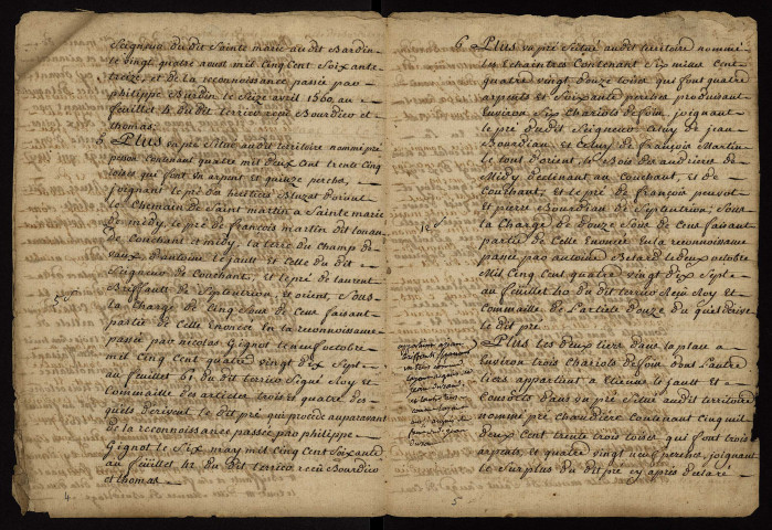 Fiefs de Sainte-Marie-de-Flagelles et Saint-Martin-de-La-Bretonnière à Sainte-Marie : terrier.