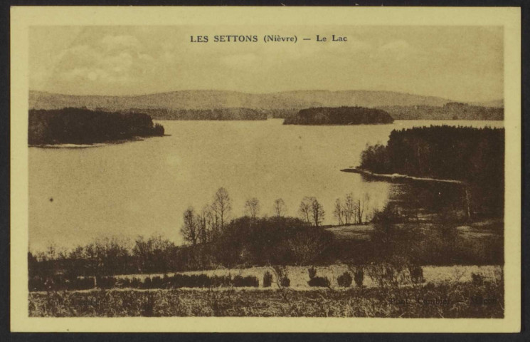 MONTSAUCHE – LES SETTONS – (Nièvre) – Le Lac