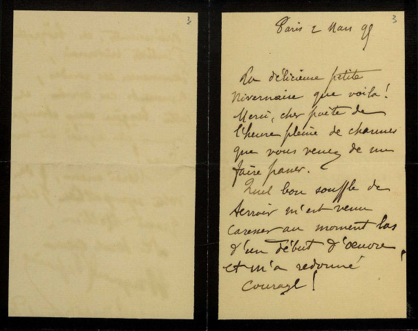 LAPAIRE (Hugues), écrivain (1869-1967) : 23 lettres, manuscrits.