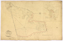 Cessy-les-Bois, cadastre ancien : plan parcellaire de la section B dite de Bondieuse, feuille 1
