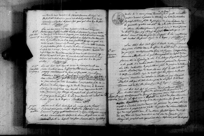 Pougny : actes d'état civil.