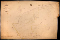 Tannay, cadastre ancien : plan parcellaire de la section A dite de Tanneau, feuille 1