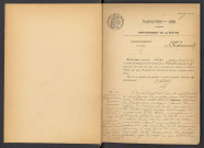 Châteauneuf-Val-de-Bargis : actes d'état civil (1910-1913), actes de naissances (1914), table décennale.