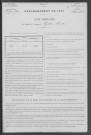 Gien-sur-Cure : recensement de 1901