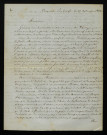 BLANQUART DE BAILLEUL (Louis), intendant militaire et poète à Verneuil (Eure) (1790-1883) : 295 lettres, manuscrits.