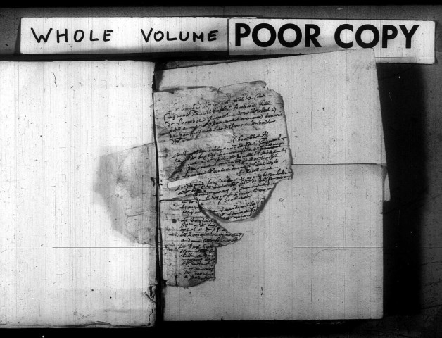 Saint-Léger-de-Fougeret : registres paroissiaux de la collection communale.