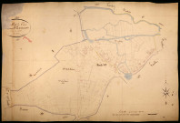 Suilly-la-Tour, cadastre ancien : plan parcellaire de la section C dite de Champcelée, feuille 12